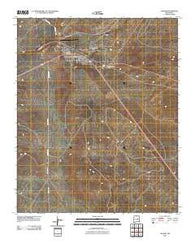 Vaughn New Mexico Historical topographic map, 1:24000 scale, 7.5 X 7.5 Minute, Year 2010