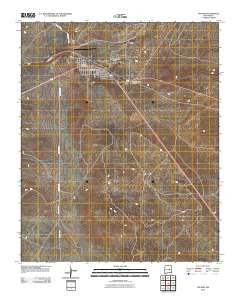 Vaughn New Mexico Historical topographic map, 1:24000 scale, 7.5 X 7.5 Minute, Year 2010