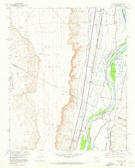 Veguita New Mexico Historical topographic map, 1:24000 scale, 7.5 X 7.5 Minute, Year 1952