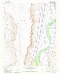 Veguita New Mexico Historical topographic map, 1:24000 scale, 7.5 X 7.5 Minute, Year 1952