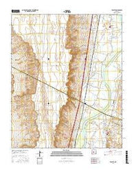 Veguita New Mexico Current topographic map, 1:24000 scale, 7.5 X 7.5 Minute, Year 2017