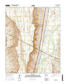 Veguita New Mexico Current topographic map, 1:24000 scale, 7.5 X 7.5 Minute, Year 2017