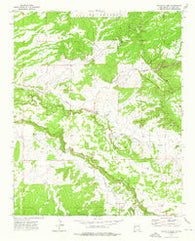 Venadito Camp New Mexico Historical topographic map, 1:24000 scale, 7.5 X 7.5 Minute, Year 1972