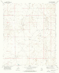 Vest Camp New Mexico Historical topographic map, 1:24000 scale, 7.5 X 7.5 Minute, Year 1973