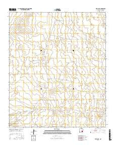 Vest Camp New Mexico Current topographic map, 1:24000 scale, 7.5 X 7.5 Minute, Year 2017