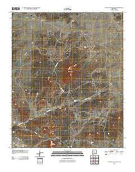 Veteado Mountain New Mexico Historical topographic map, 1:24000 scale, 7.5 X 7.5 Minute, Year 2010