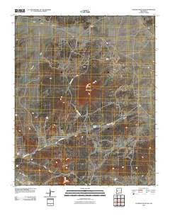 Veteado Mountain New Mexico Historical topographic map, 1:24000 scale, 7.5 X 7.5 Minute, Year 2010