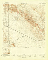 Victorio New Mexico Historical topographic map, 1:62500 scale, 15 X 15 Minute, Year 1918