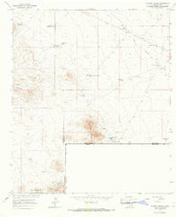 Victorio Ranch New Mexico Historical topographic map, 1:24000 scale, 7.5 X 7.5 Minute, Year 1965