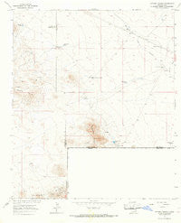 Victorio Ranch New Mexico Historical topographic map, 1:24000 scale, 7.5 X 7.5 Minute, Year 1965