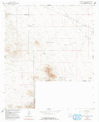 Victorio Ranch New Mexico Historical topographic map, 1:24000 scale, 7.5 X 7.5 Minute, Year 1965