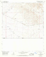 Victorio Ranch SE New Mexico Historical topographic map, 1:24000 scale, 7.5 X 7.5 Minute, Year 1964