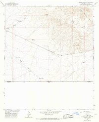 Victorio Ranch SE New Mexico Historical topographic map, 1:24000 scale, 7.5 X 7.5 Minute, Year 1964