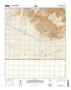 Victorio Ranch SE New Mexico Current topographic map, 1:24000 scale, 7.5 X 7.5 Minute, Year 2017