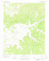Vigas Canyon New Mexico Historical topographic map, 1:24000 scale, 7.5 X 7.5 Minute, Year 1963