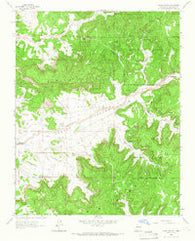 Vigas Canyon New Mexico Historical topographic map, 1:24000 scale, 7.5 X 7.5 Minute, Year 1963