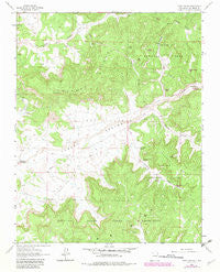 Vigas Canyon New Mexico Historical topographic map, 1:24000 scale, 7.5 X 7.5 Minute, Year 1963
