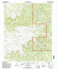 Vigas Canyon New Mexico Historical topographic map, 1:24000 scale, 7.5 X 7.5 Minute, Year 1995