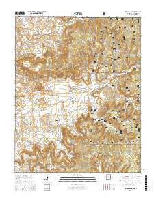 Vigas Canyon New Mexico Current topographic map, 1:24000 scale, 7.5 X 7.5 Minute, Year 2017