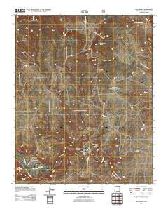 Villanueva New Mexico Historical topographic map, 1:24000 scale, 7.5 X 7.5 Minute, Year 2011