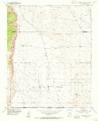 Volcano Ranch New Mexico Historical topographic map, 1:24000 scale, 7.5 X 7.5 Minute, Year 1954