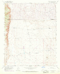 Volcano Ranch New Mexico Historical topographic map, 1:24000 scale, 7.5 X 7.5 Minute, Year 1954