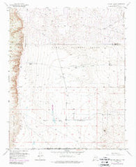 Volcano Ranch New Mexico Historical topographic map, 1:24000 scale, 7.5 X 7.5 Minute, Year 1954