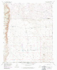 Volcano Ranch New Mexico Historical topographic map, 1:24000 scale, 7.5 X 7.5 Minute, Year 1954