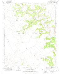 Wade Canyon New Mexico Historical topographic map, 1:24000 scale, 7.5 X 7.5 Minute, Year 1972