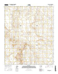 Wade Ranch New Mexico Current topographic map, 1:24000 scale, 7.5 X 7.5 Minute, Year 2017