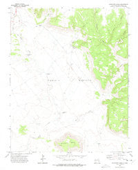 Waggoner Ranch New Mexico Historical topographic map, 1:24000 scale, 7.5 X 7.5 Minute, Year 1972