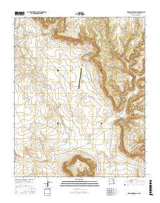 Waggoner Ranch New Mexico Current topographic map, 1:24000 scale, 7.5 X 7.5 Minute, Year 2017