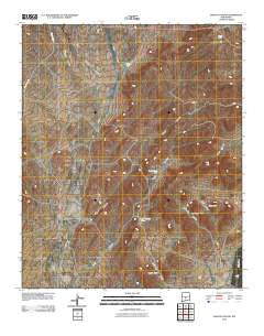 Wagon Canyon New Mexico Historical topographic map, 1:24000 scale, 7.5 X 7.5 Minute, Year 2010