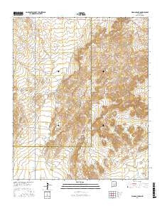 Wagon Canyon New Mexico Current topographic map, 1:24000 scale, 7.5 X 7.5 Minute, Year 2017