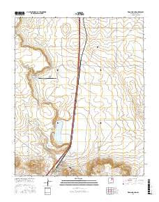 Wagon Mound New Mexico Current topographic map, 1:24000 scale, 7.5 X 7.5 Minute, Year 2017