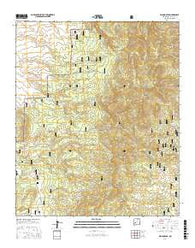 Wahoo Peak New Mexico Current topographic map, 1:24000 scale, 7.5 X 7.5 Minute, Year 2017