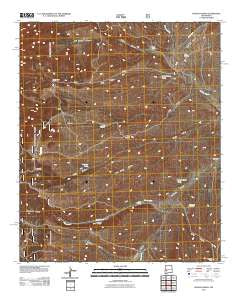Wahoo Ranch New Mexico Historical topographic map, 1:24000 scale, 7.5 X 7.5 Minute, Year 2011