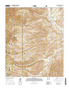 Wahoo Ranch New Mexico Current topographic map, 1:24000 scale, 7.5 X 7.5 Minute, Year 2017