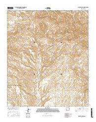 Walker Canyon New Mexico Current topographic map, 1:24000 scale, 7.5 X 7.5 Minute, Year 2017