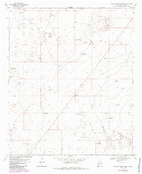 Walking Cane Ranch New Mexico Historical topographic map, 1:24000 scale, 7.5 X 7.5 Minute, Year 1970