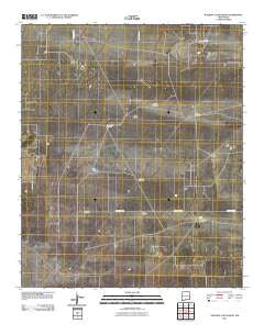 Walking Cane Ranch New Mexico Historical topographic map, 1:24000 scale, 7.5 X 7.5 Minute, Year 2010