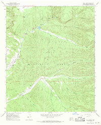 Wall Lake New Mexico Historical topographic map, 1:24000 scale, 7.5 X 7.5 Minute, Year 1967