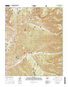 Wall Lake New Mexico Current topographic map, 1:24000 scale, 7.5 X 7.5 Minute, Year 2017