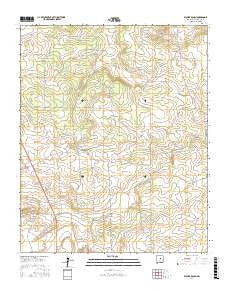 Waller Ranch New Mexico Current topographic map, 1:24000 scale, 7.5 X 7.5 Minute, Year 2017