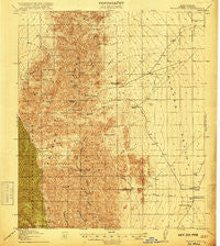 Walnut Wells New Mexico Historical topographic map, 1:62500 scale, 15 X 15 Minute, Year 1918
