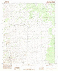 Walnut Wells NE New Mexico Historical topographic map, 1:24000 scale, 7.5 X 7.5 Minute, Year 1982