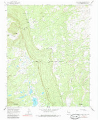 Washington Pass New Mexico Historical topographic map, 1:24000 scale, 7.5 X 7.5 Minute, Year 1966