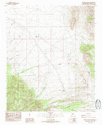 Water Canyon New Mexico Historical topographic map, 1:24000 scale, 7.5 X 7.5 Minute, Year 1985