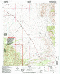 Water Canyon New Mexico Historical topographic map, 1:24000 scale, 7.5 X 7.5 Minute, Year 1995