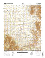 Water Canyon New Mexico Historical topographic map, 1:24000 scale, 7.5 X 7.5 Minute, Year 2013